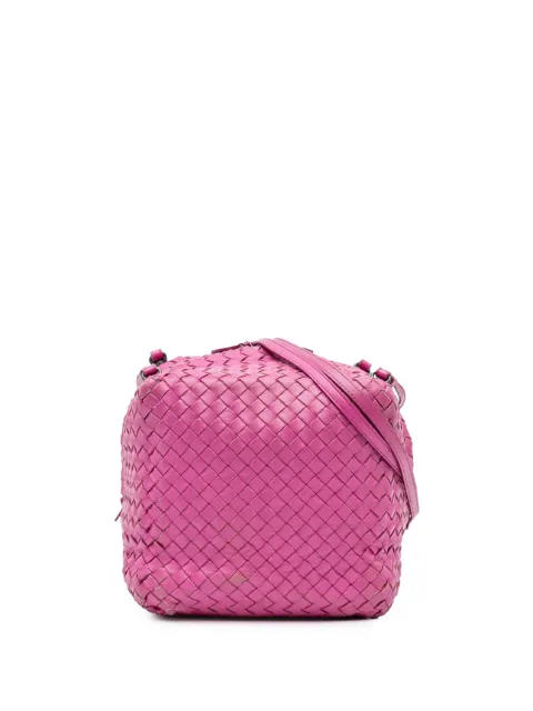 Bottega Veneta Pre-Owned 2011 Nappa Intrecciato Cube crossbody bag