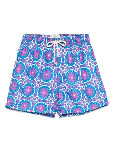 PENINSULA SWIMWEAR graphic-print swim shorts