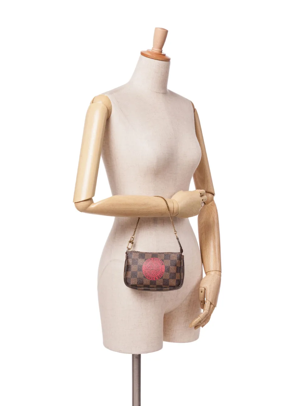 Louis Vuitton Pre-Owned 2008 Damier Ebene Trunks and Bags Mini Pochette Accessoires handbag | Pre-Owned | Image 2