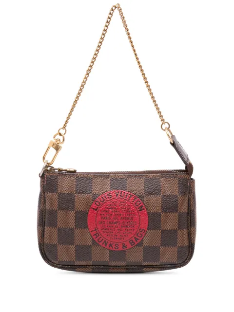 Louis Vuitton Pre-Owned bolsa de mano Damier Ebene Trunks and Bags Mini Pochette Accessoires 2008