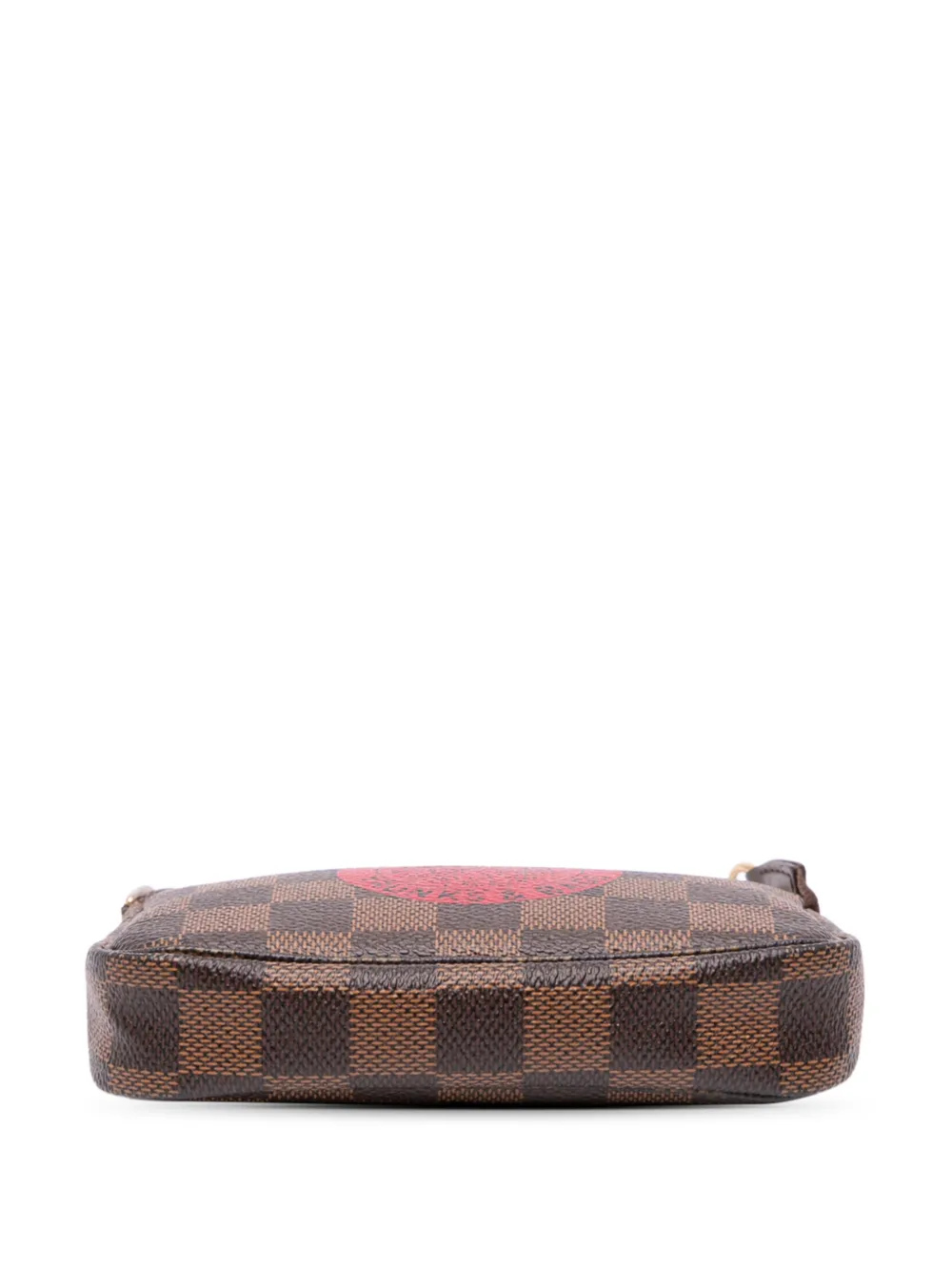 Pre-owned Louis Vuitton 2008 Damier Ebene Trunks And Bags Mini Pochette Accessoires Handbag