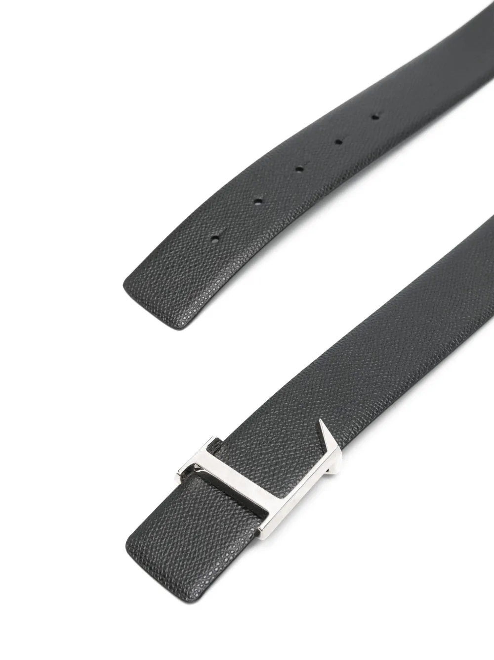 Lanvin logo-buckle belt - Zwart
