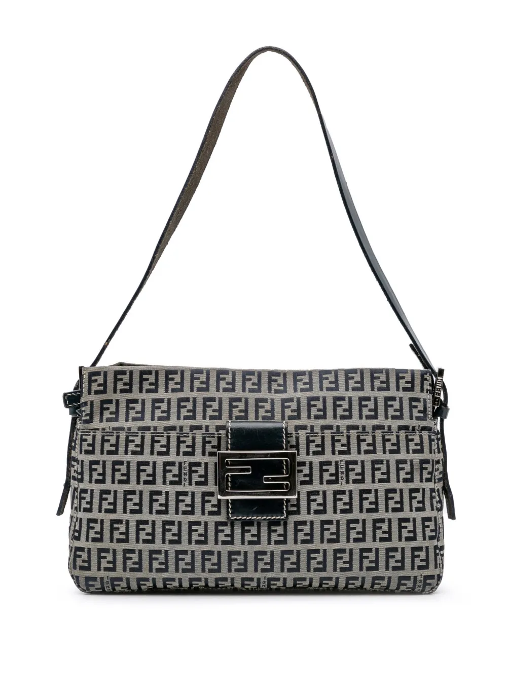 Fendi Pre-Owned 20th Century ズッキーノ キャンバス ショルダーバッグ - ブルー Fendi Pre-Owned 20th Century ズッキーノ キャンバス ショルダーバッグ - ブルー