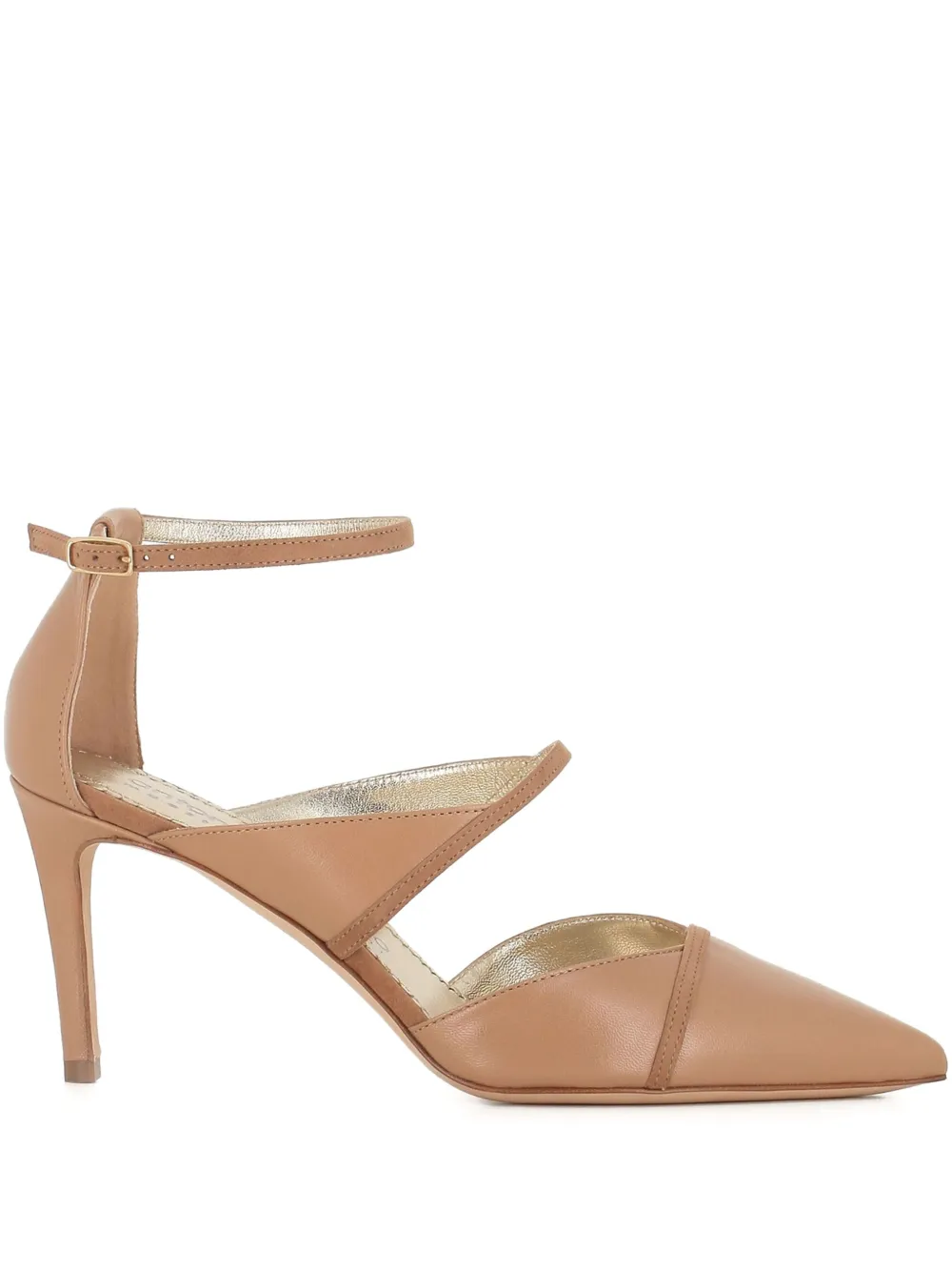 Antonio Barbato Maestri Veneziani 80mm leather pumps Beige
