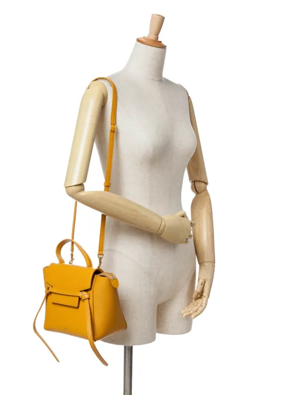 CÉLINE ベルトバック CELINE セリーヌ ベルトバッグ 2WAY ハンドバッグ カーフ