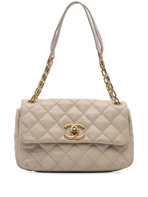 CHANEL Pre-Owned 2011 Quilted Calfskin Ultimate Stitch Retro Chain Flap shoulder bag