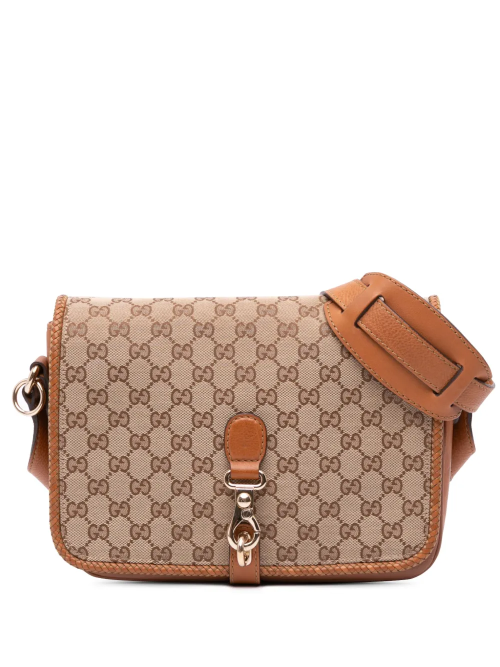 Pre-owned Gucci 2016-2024 Gg Canvas Marrakech Crossbody Bag