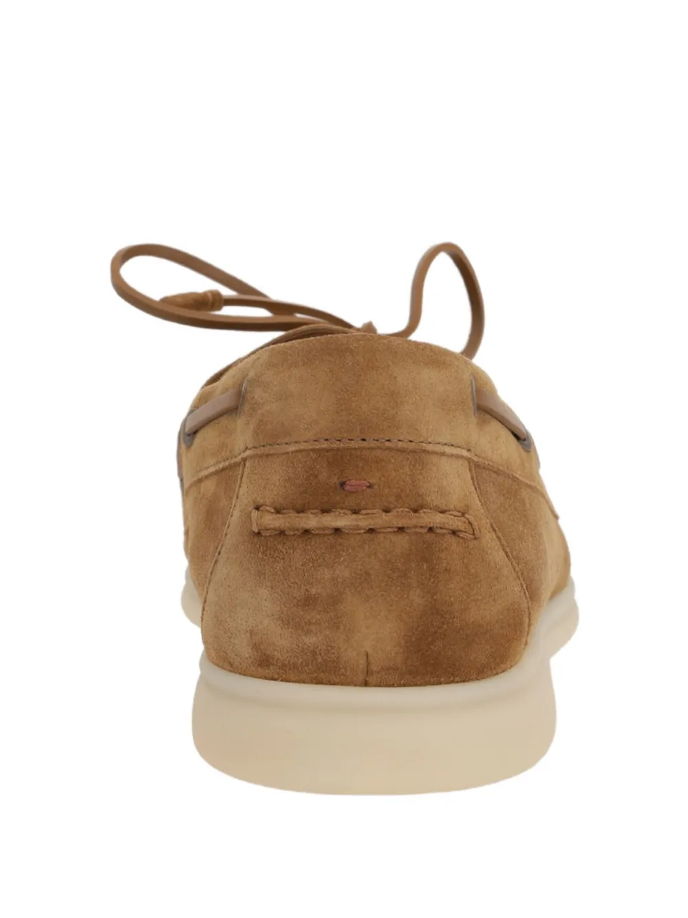 Loro Piana Leren loafers Bruin