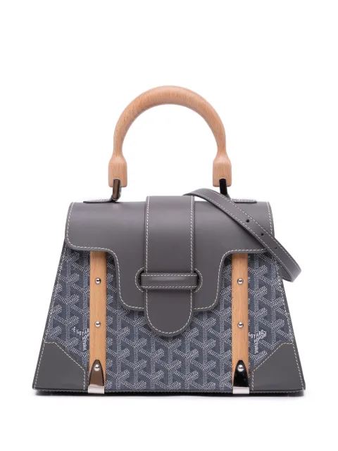 Goyard Pre-Owned bolsa satchel Goyardine Saigon Structured PM 2019