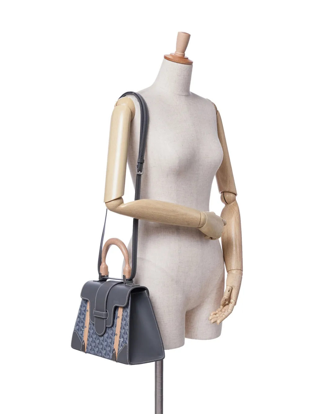 Goyard Pre-Owned sac à main Saigon Structured PM en toile Goyardine (2019) | Pre-owned | Image 2