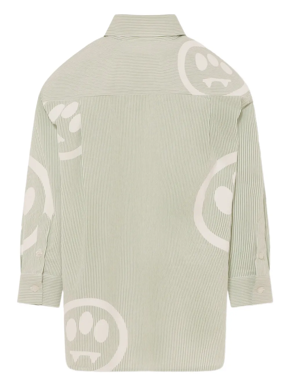 Barrow kids smiley face-print striped shirt | Shirts | Image 2