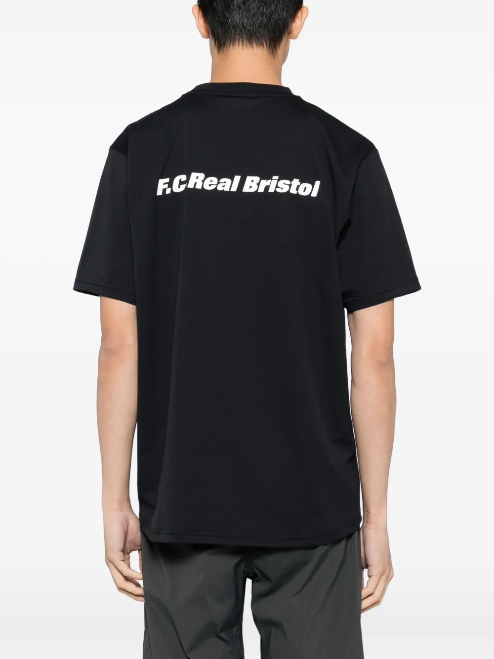  Sophnet. F.c.real Bristol Logo T-shirt - Black 
