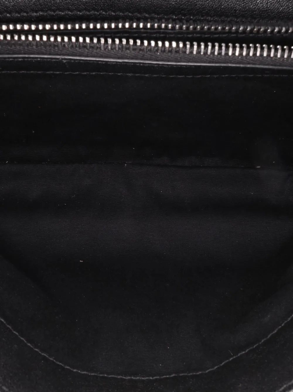 Pre-owned Saint Laurent 2021 Medium Quilted Chevron Sheepskin College Satchel