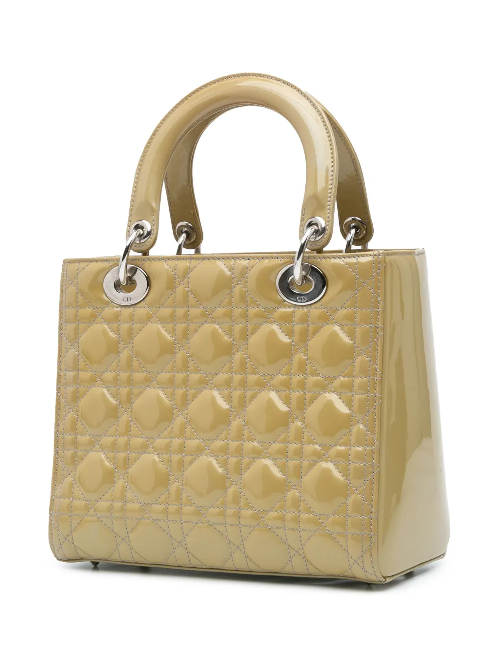 Christian Dior Pre-Owned 2013 Medium Patent Cannage Lady Dior satchel | Pre-Owned | Image 2