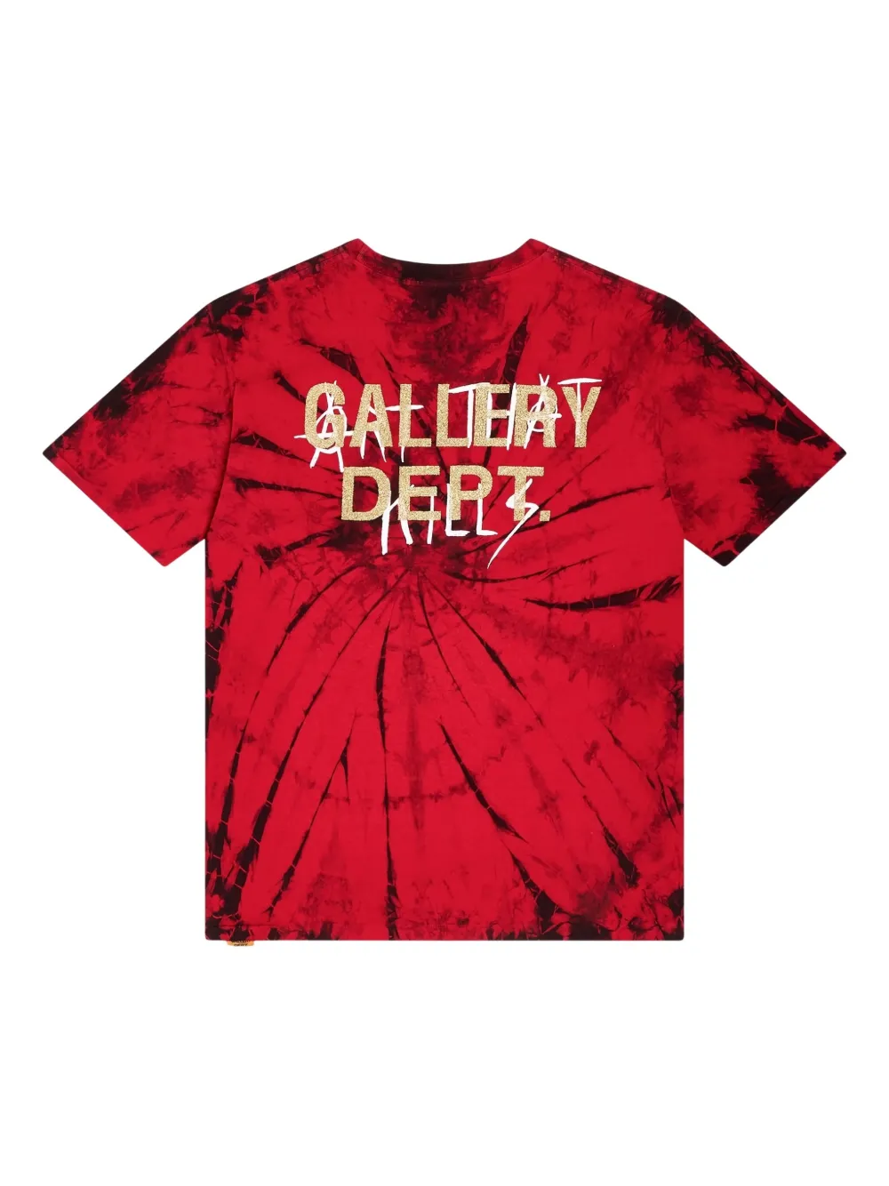 GALLERY DEPT. tie-dye T-shirt - Rood