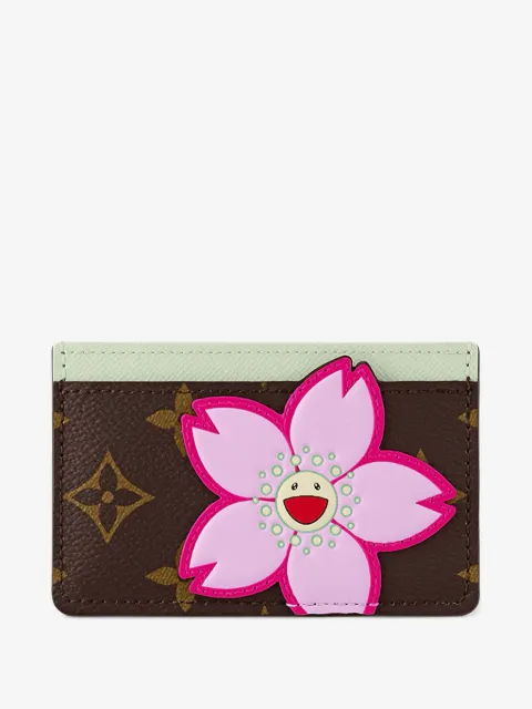 Louis Vuitton Pre-Owned Porta-cartões x Takashi Murakami