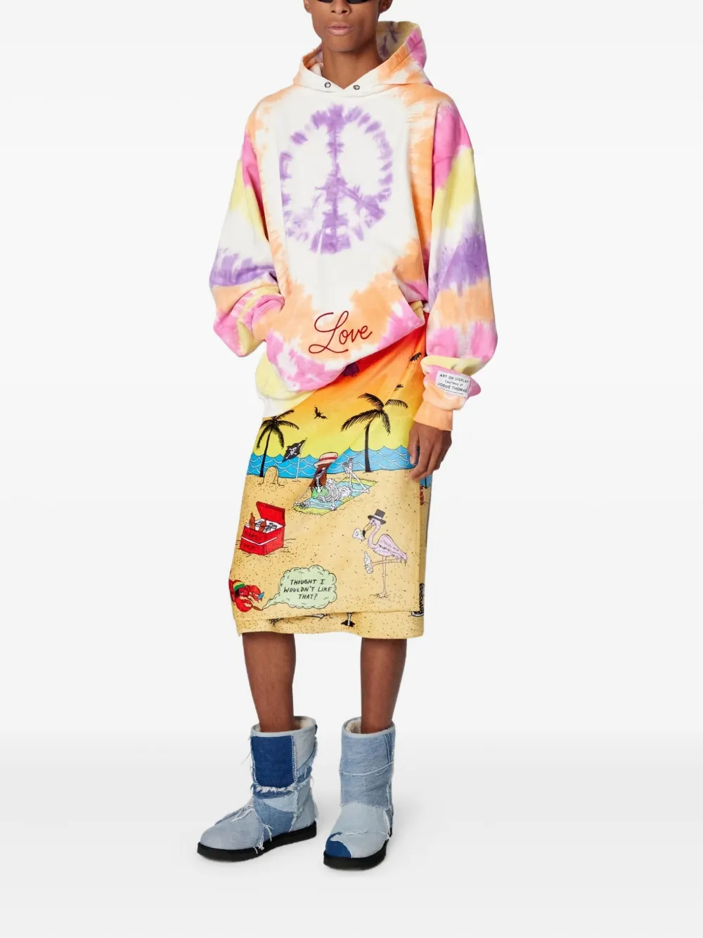 GALLERY DEPT. Peace Love hoodie | Hoodies | Image 2