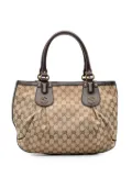 Gucci Pre-Owned 2016-2024 GG Canvas Scarlett tote bag - Brown