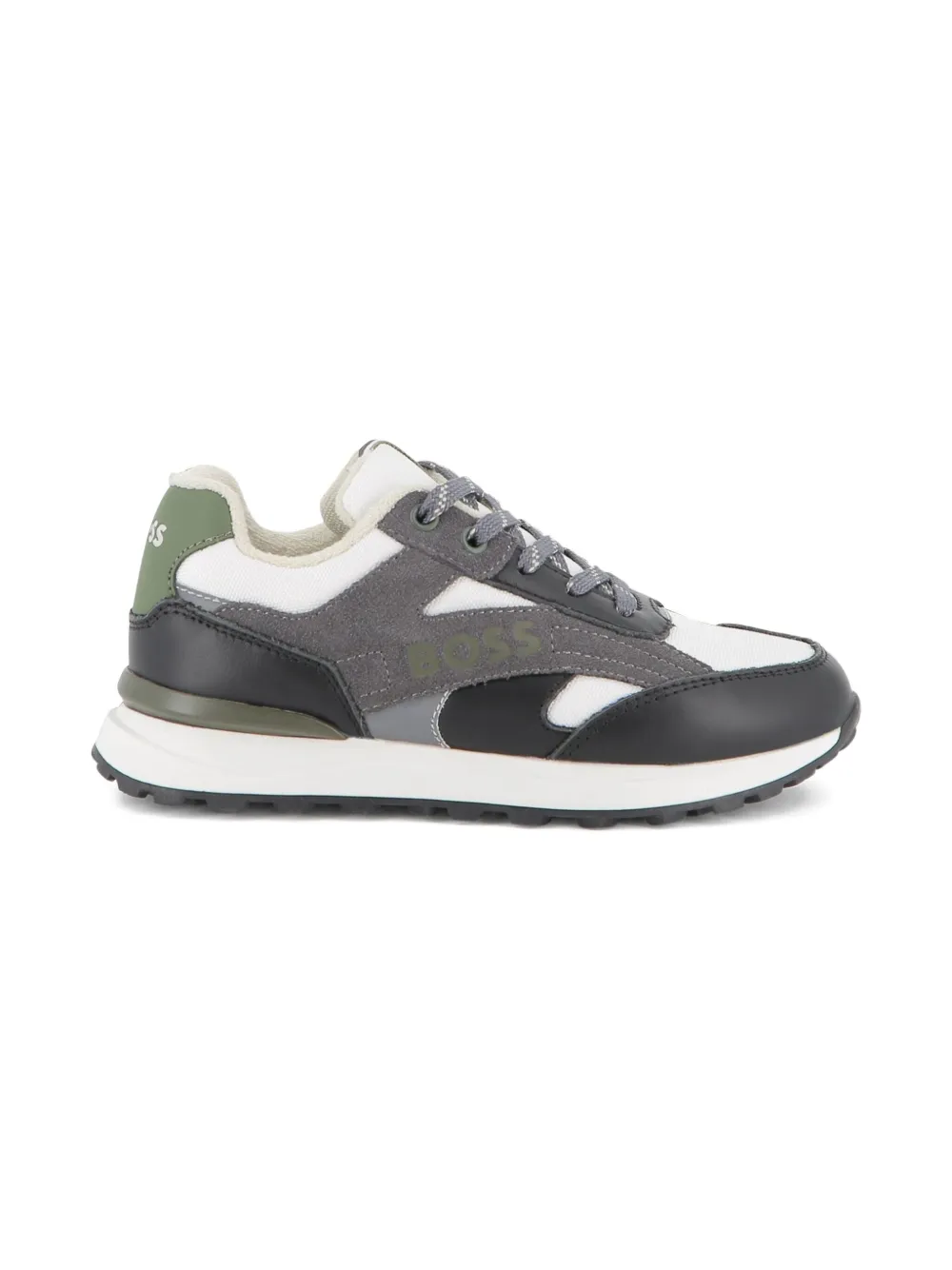 BOSS Kidswear Sneakers met vlakken - Zwart