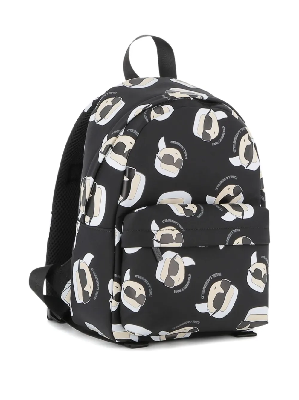 Karl Lagerfeld Kids Ikon Karl rugzak met print Zwart