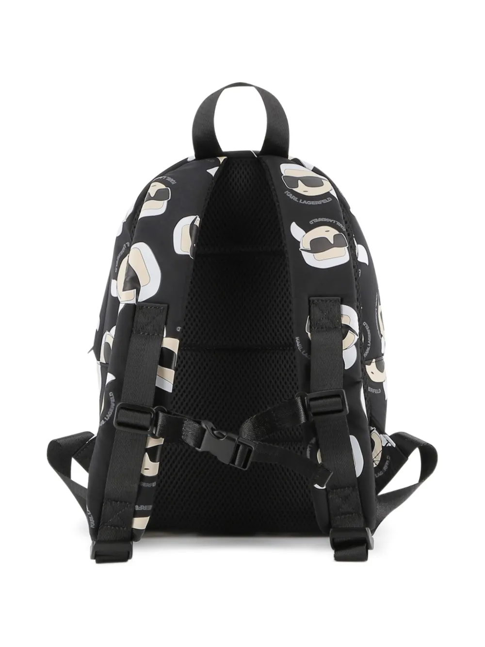 Karl Lagerfeld Kids Ikon Karl rugzak met print Zwart