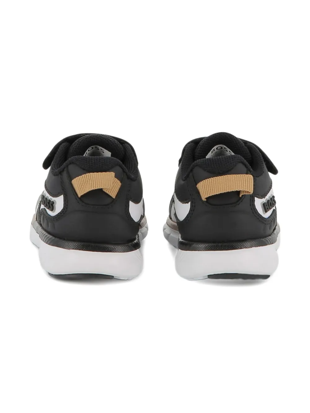 BOSS Kidswear mesh-panelled sneakers White