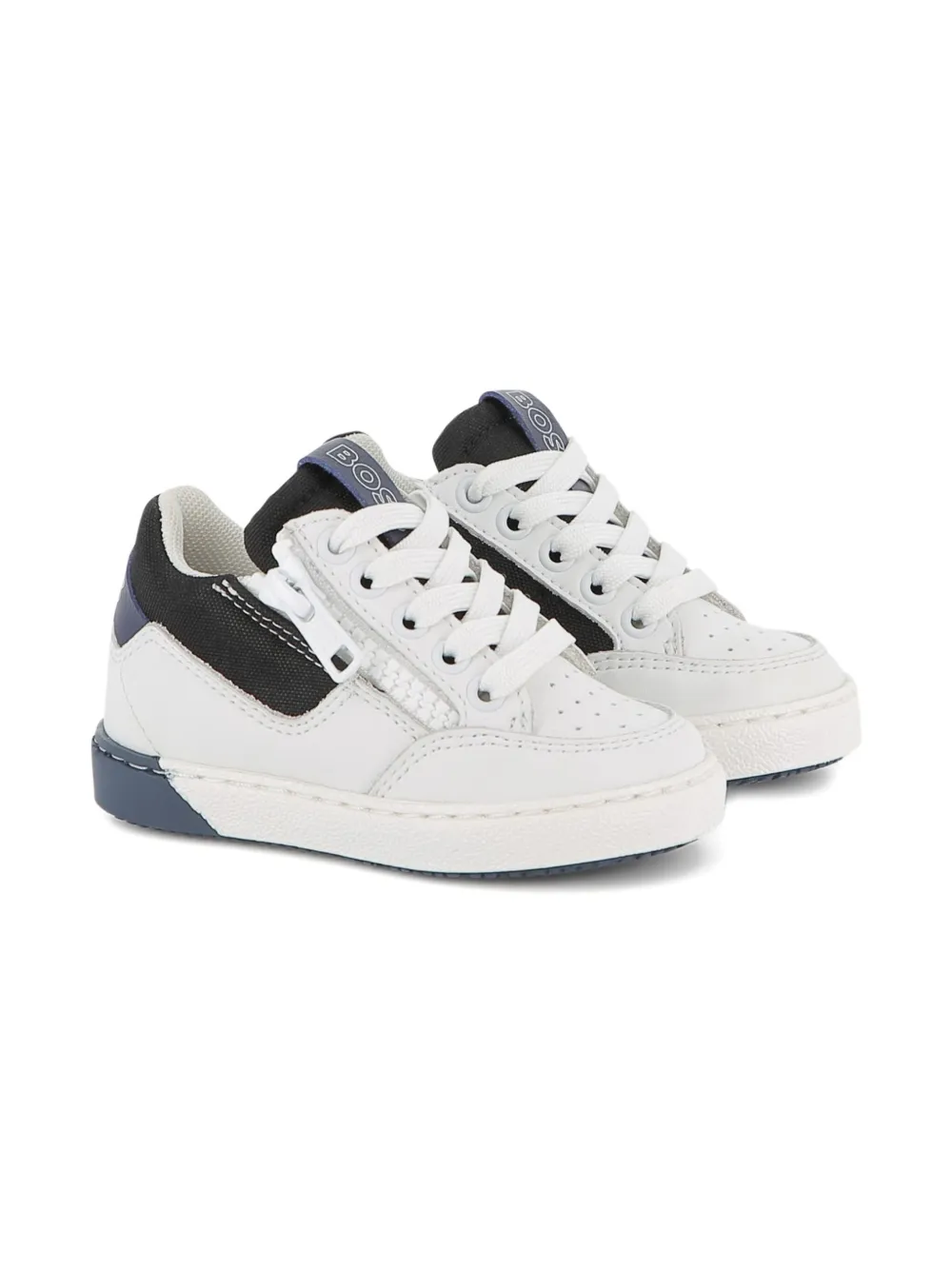 Bosswear Babies' Panelled Sneakers In White