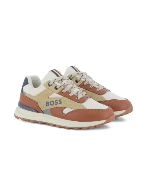 BOSS Kidswear colour-block sneakers