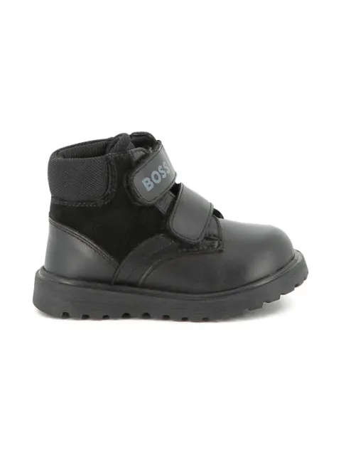 BOSS Kidswear botines con cierre autoadherente