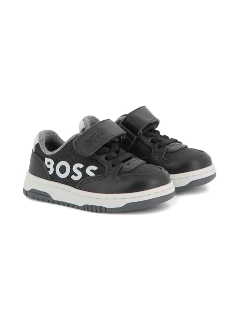 BOSS Kidswear tenis bajos con logo estampado