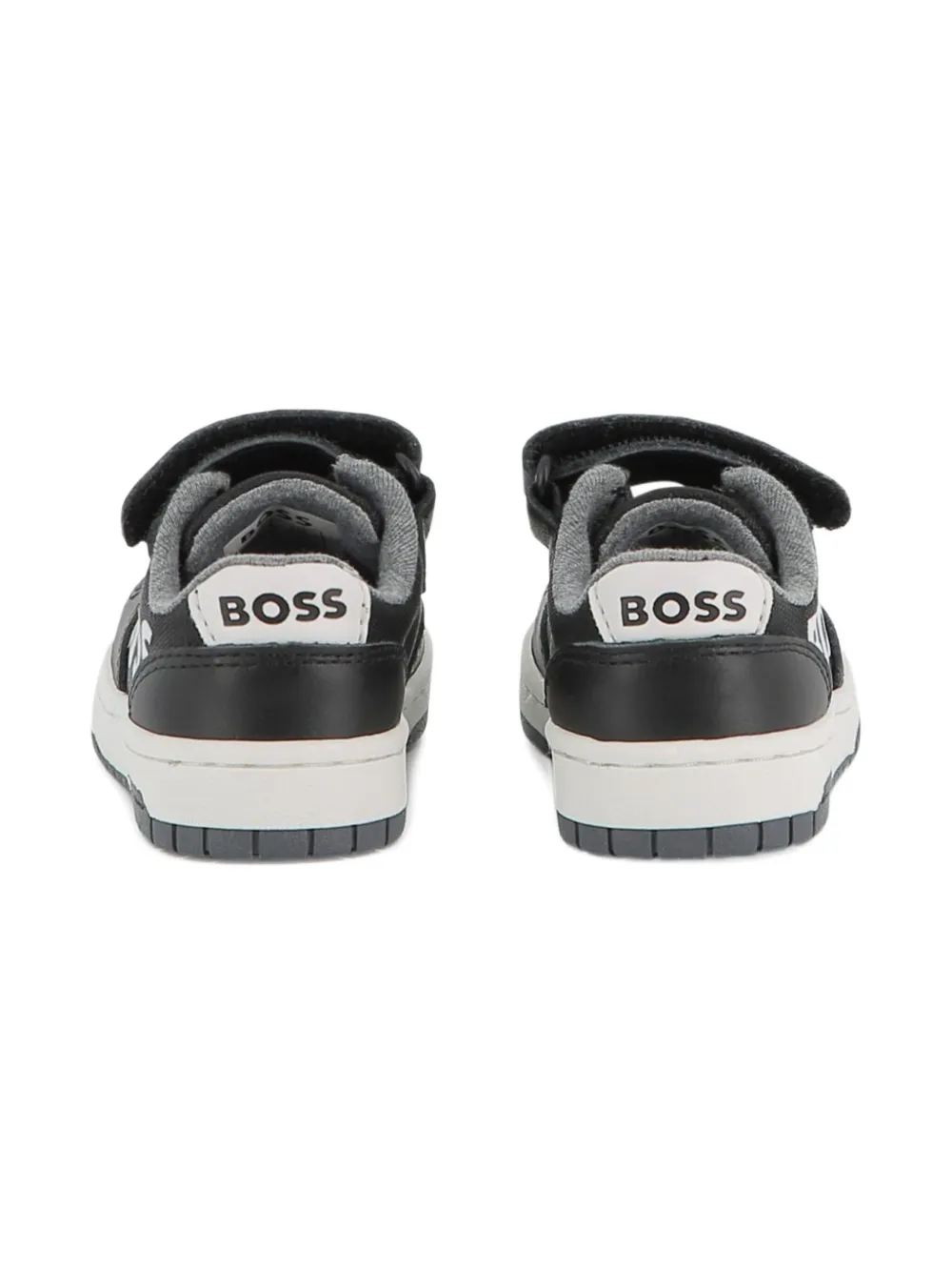 BOSS Kidswear Sneakers met logoprint Zwart