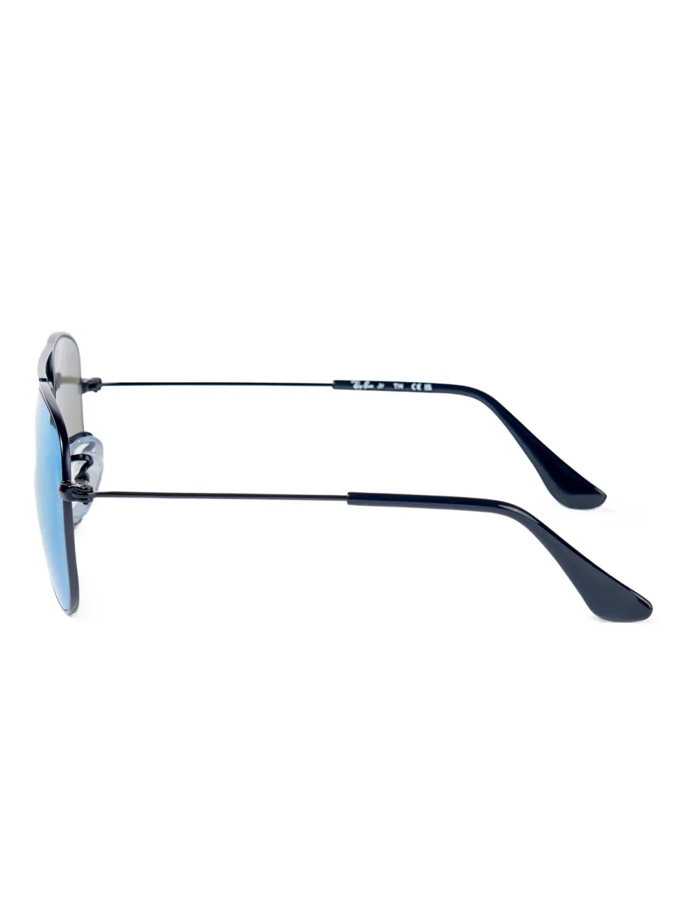  Ray-ban Junior Aviator Polarised Sunglasses - Black 