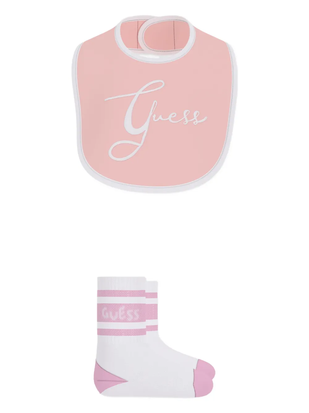 guess kids Vijf rompers met logoprint Roze