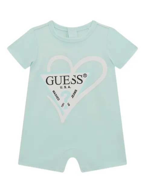 guess kids set de  dos rompers con logo estampado