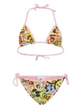 Barrow kids graphic triangle bikini - Pink