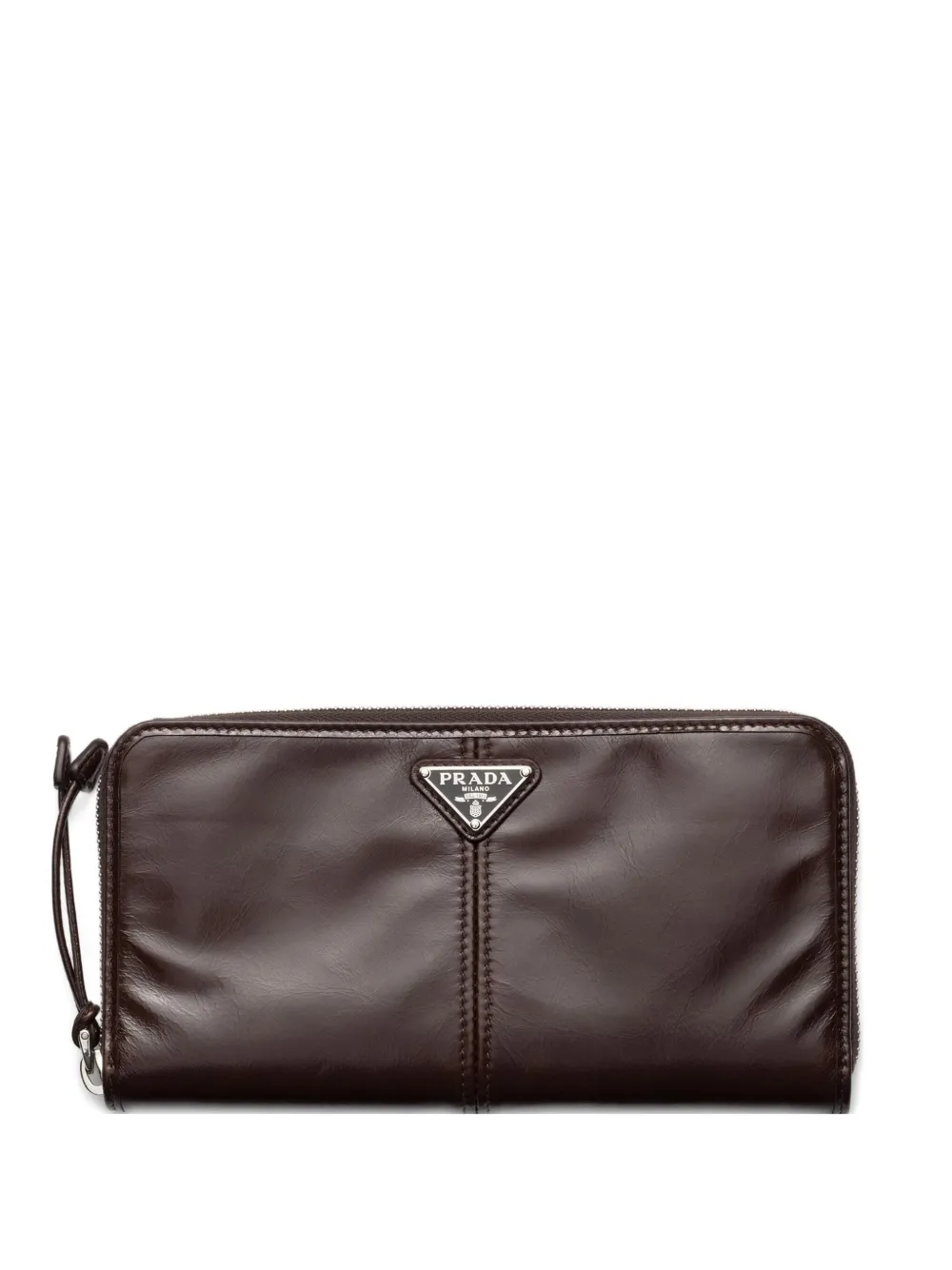 Prada レザー 財布 - ブラウン Prada レザー 財布 - ブラウン