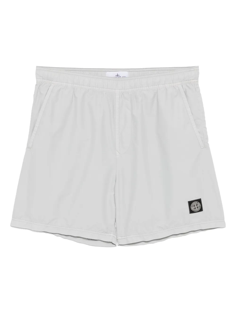 Stone Island Geborstelde shorts Grijs