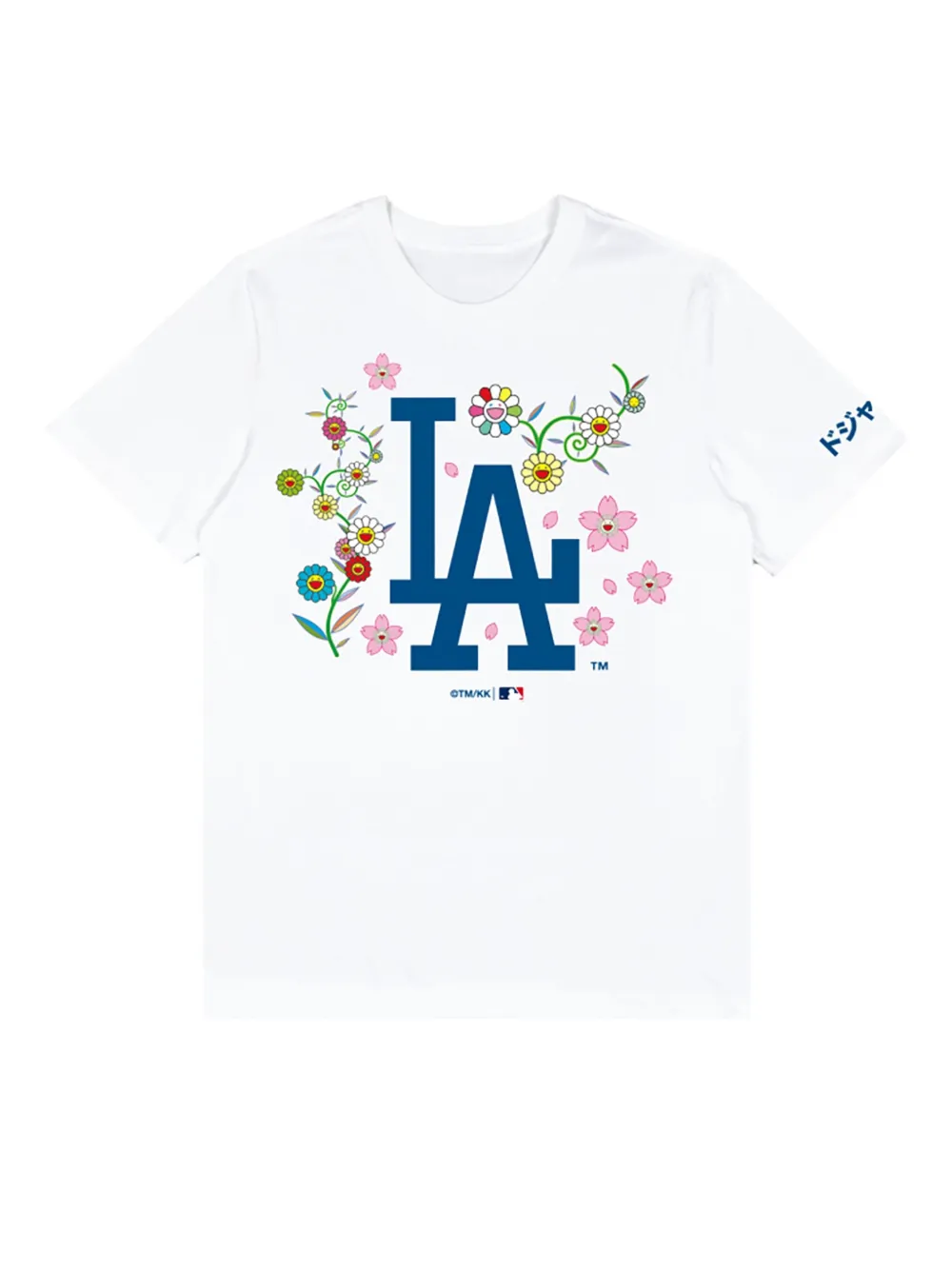 x LA Dodgers floral-print T-shirt