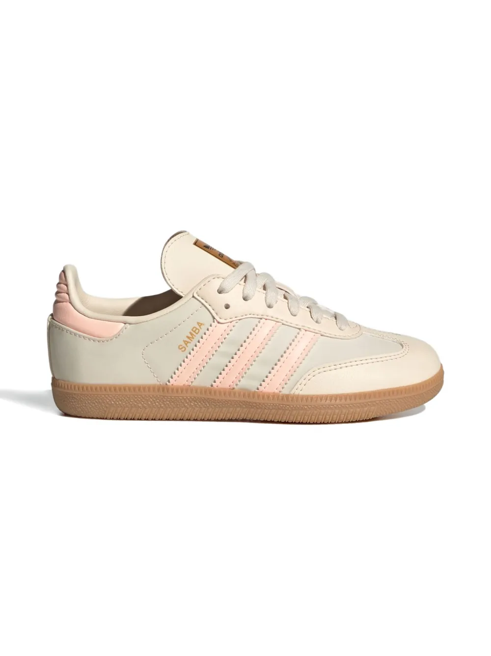 Adidas Kids Samba three-stripe trainers - Wit