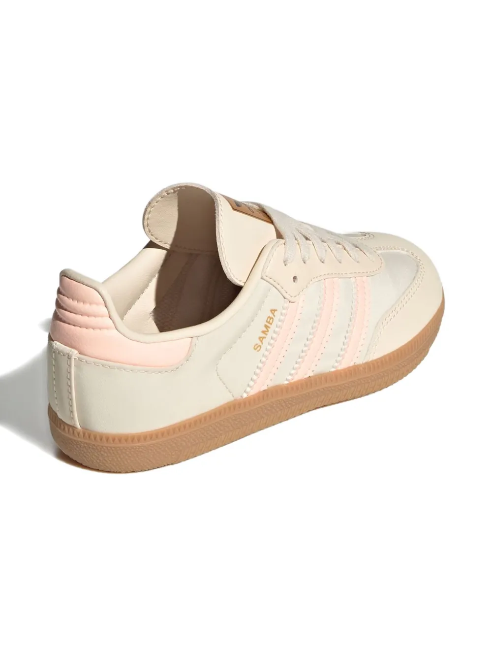 adidas Kids Samba three-stripe trainers White