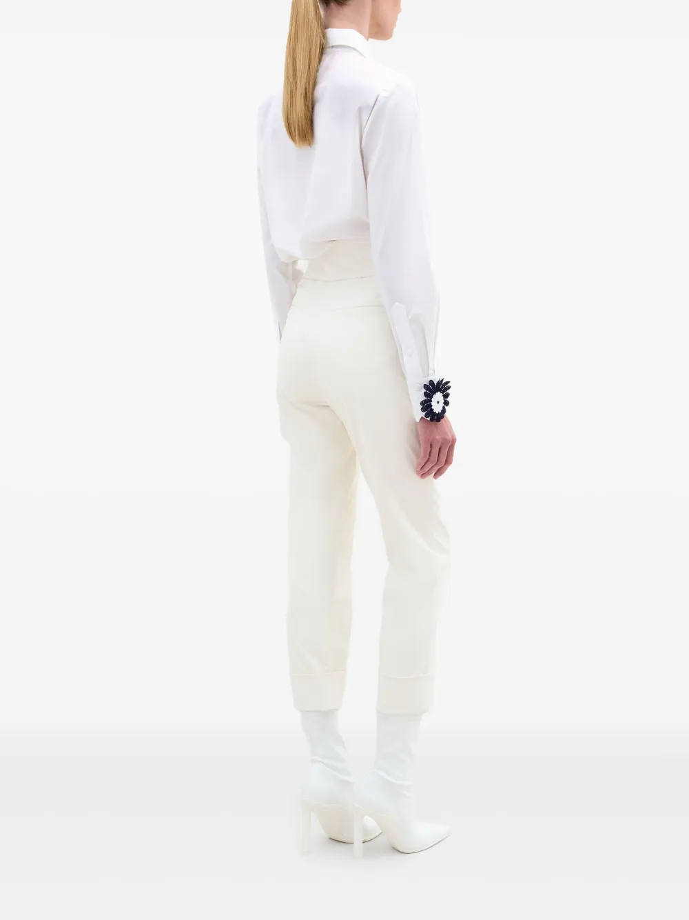 Silvia Tcherassi Naroa katoenen blouse Wit