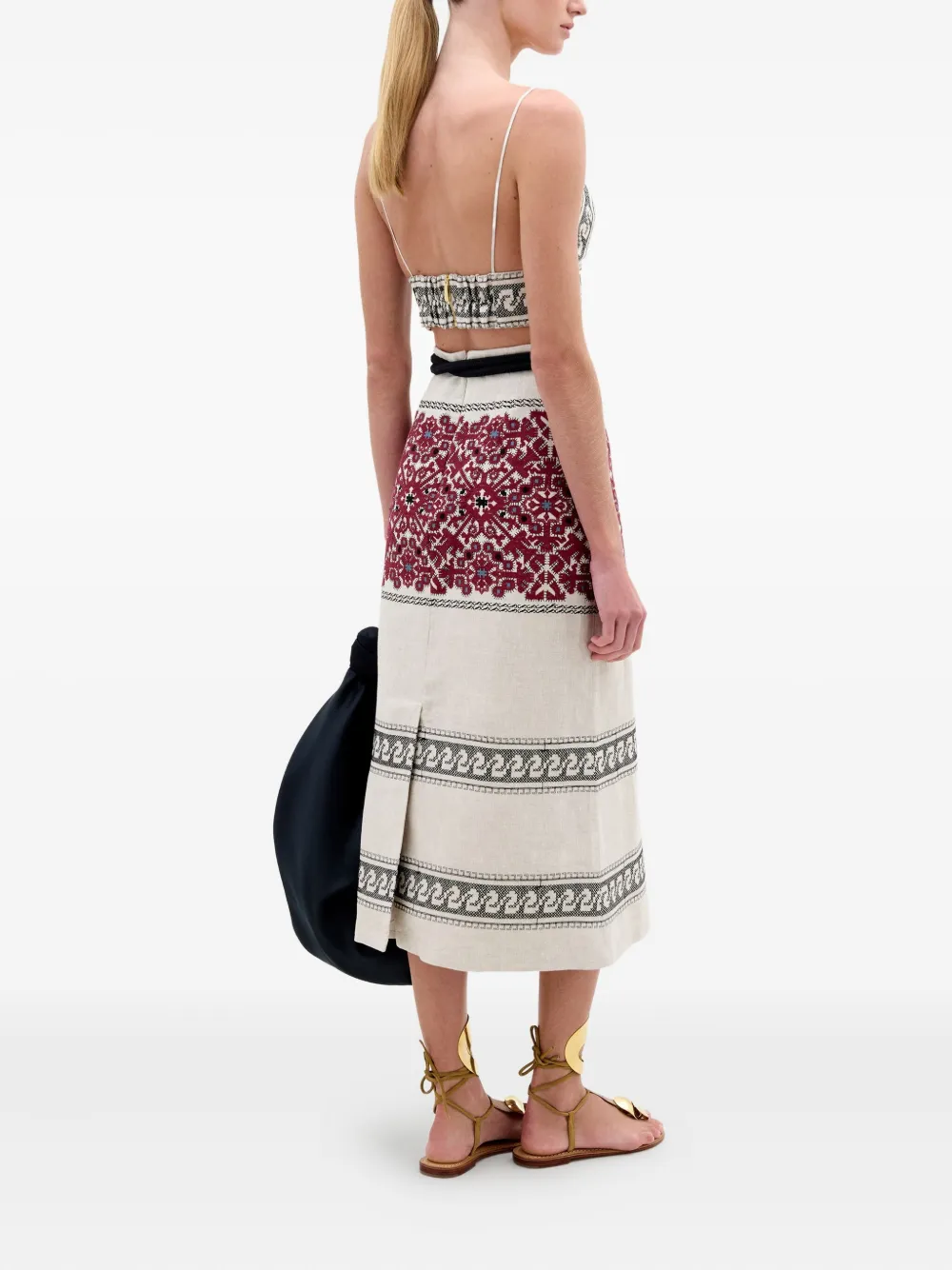 Silvia Tcherassi Ibbie Top In White