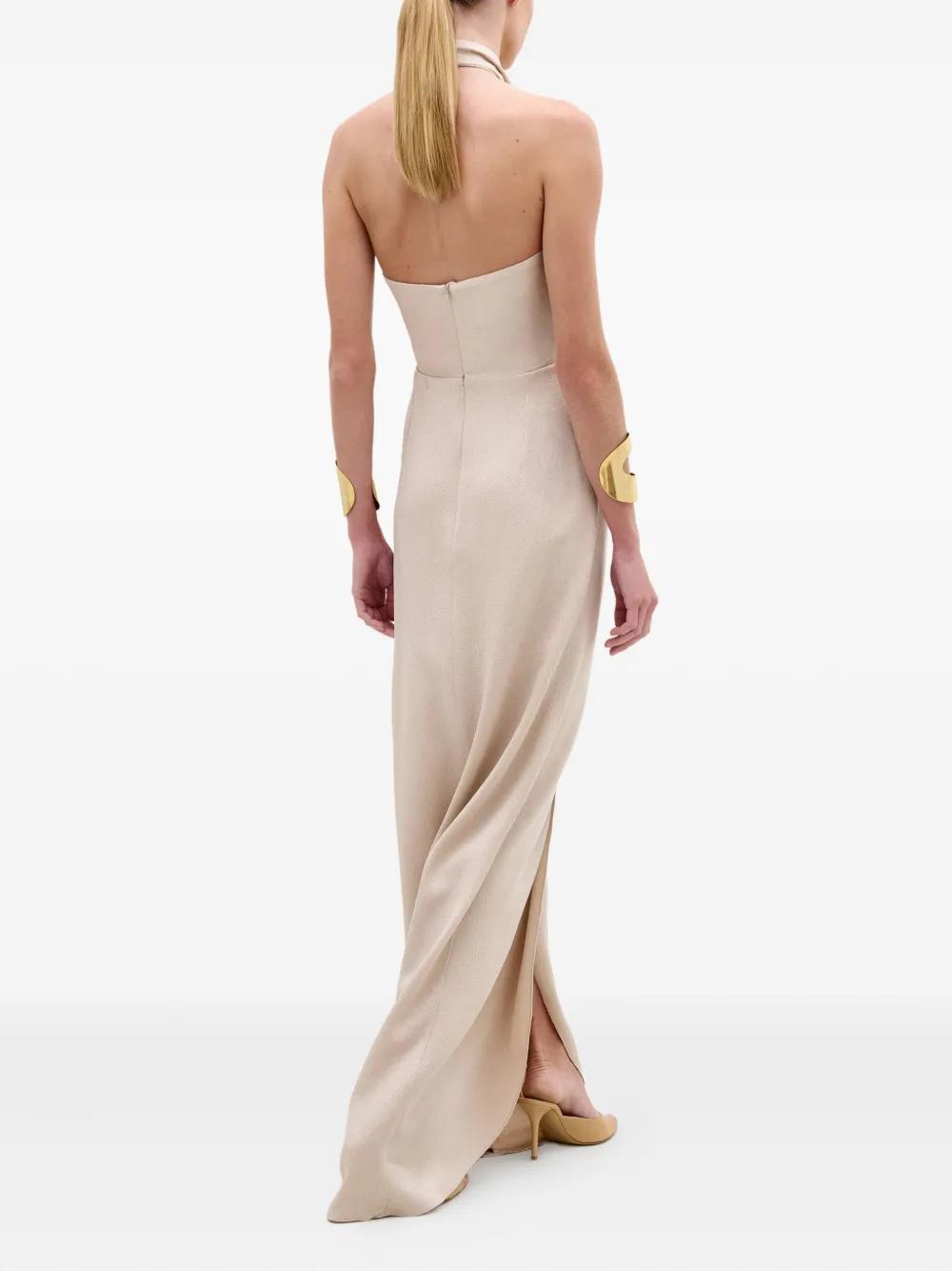 Silvia Tcherassi Davinia jurk Beige