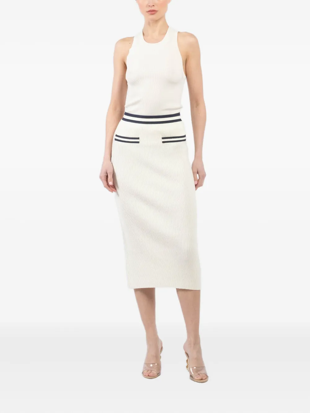 Simkhai Paige midi skirt - Wit
