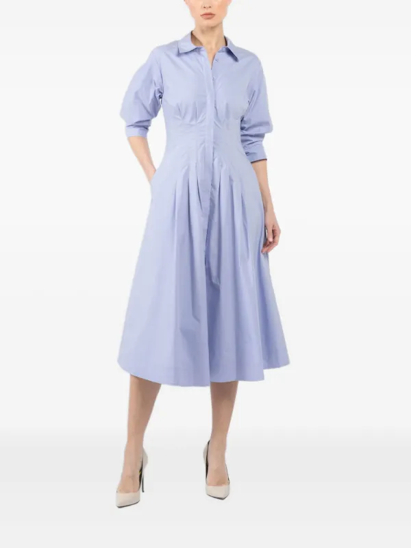 Simkhai Jazz Midi Shirt Dress - Blue Simkhai Jazz Midi Shirt Dress - Blue