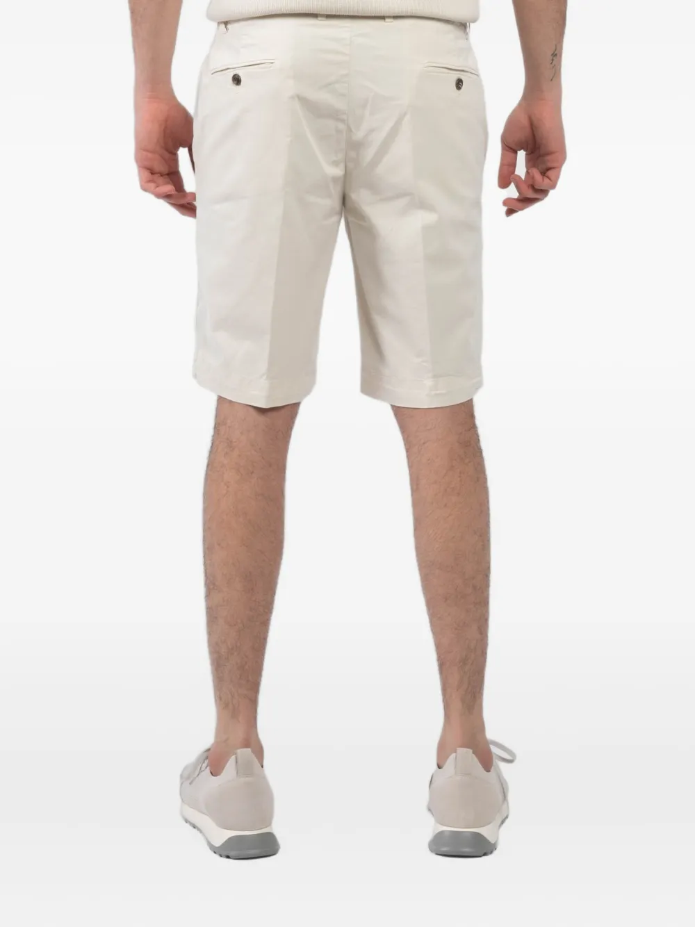 Briglia 1949 Shorts met trekkoordtaille Beige
