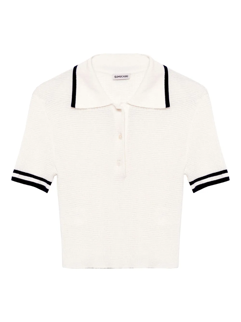 Simkhai Whitten polo top | White | Image 1