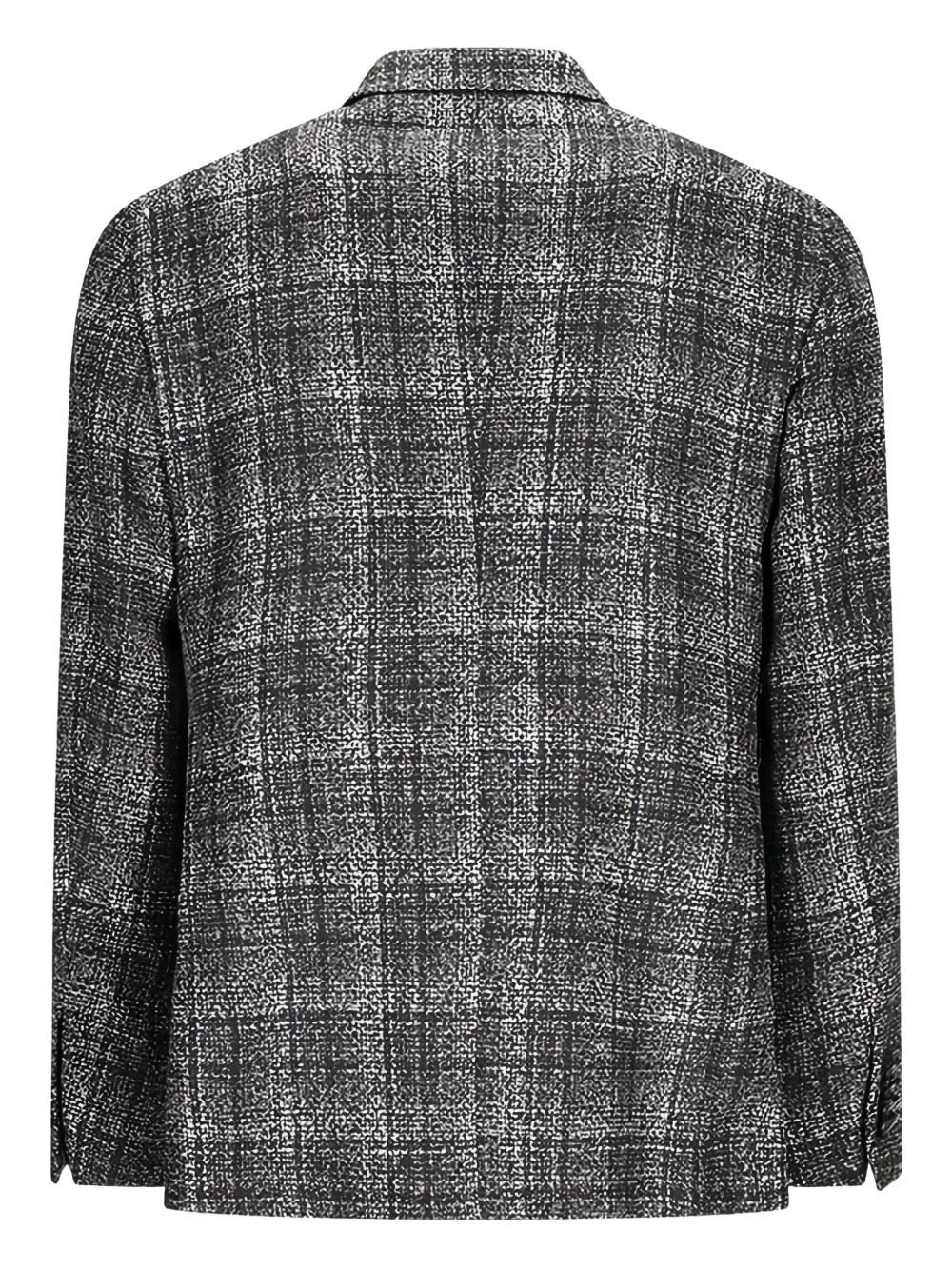 Tagliatore Geruite blazer met twee knopen Zwart