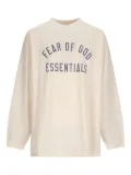 FEAR OF GOD ESSENTIALS logo-print long-sleeve T-shirt - Neutrals