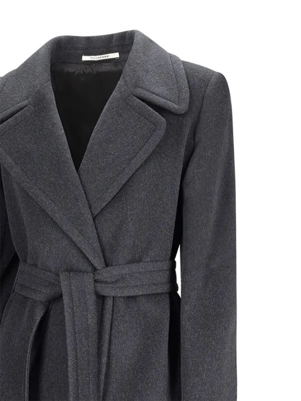 Tagliatore ベルテッド ラップコート | グレー | FARFETCH JP